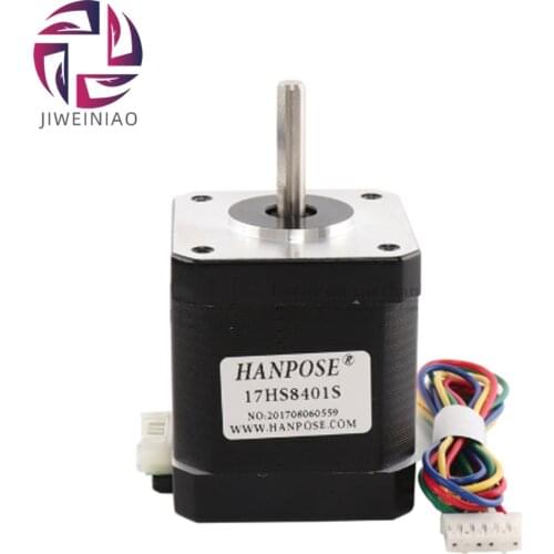 Free Shipping 1pcs Stepper Motor 4-lead Nema17 48mm / 78Oz-in / 1.8a Nema 17 motor 42BYGH 1.8A (17HS8401s) motor