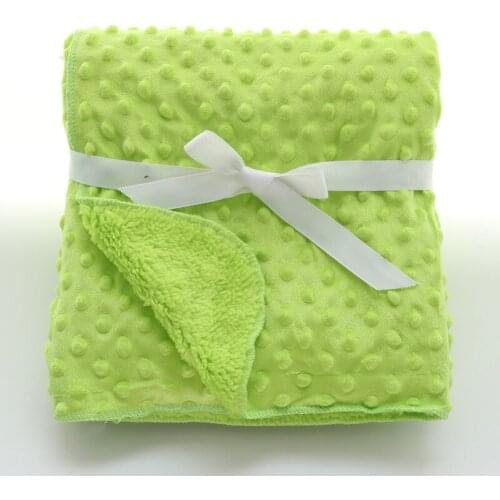 Baby Blankets Newborn Coral Fleece Double Layer Kids Swaddle Wrap Manta Bebe Blankets Infant New Baby Room Bedding Blanket