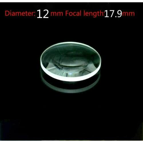 Diameter 12mm Focal Length 17.9mm Optical Double Convex Lens Factory Custom Optical Glass Prism and Lens