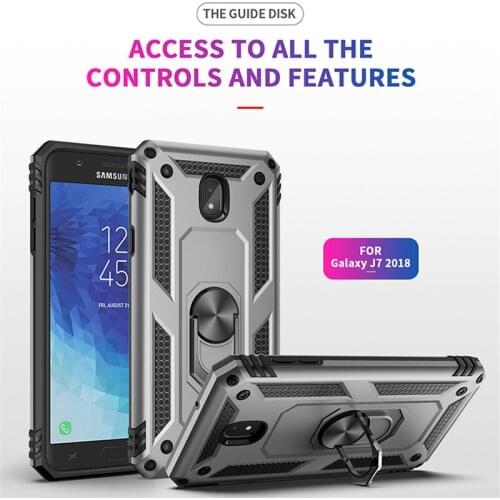 For Samsung Galaxy J3 2018 Case Magnet Car Ring Stand Holder Cover for Samsung J3 2018 GalaxyJ32018 SM-J337 Coque funda capa