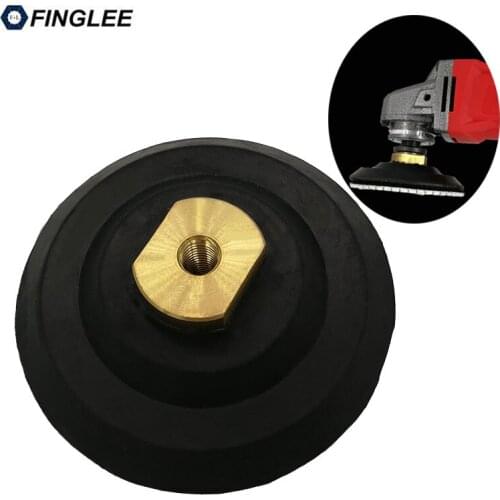 FINGLEE 3inch/4inch nylon backer pad,rubber connector joint for flexible polishing pad, M14 or 5/8-11,grainte marble polishing