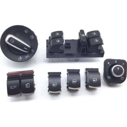 Master Window Headlight Switch For VW Jetta Mk6 Tiguan Passat B6 CC 5ND 941 431A,35D 959 903,5ND 959 565A,5ND959857,5ND959855