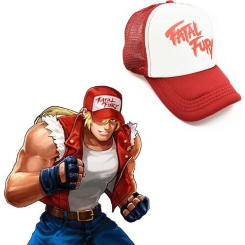 New Arrival Cosplay Cap Game The King of Fighters FURY FATAL Hat Cotton Trucker Caps Cute Gifts Game Fans Outdoor Hats Trinket
