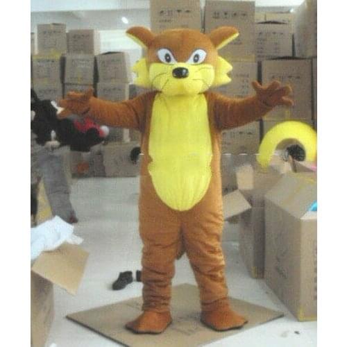 Halloween Brown Wolf Mascot Costume Party Fancy Dress School Christmas Cosplay Party Dress Character Parade Adults Christmas New
