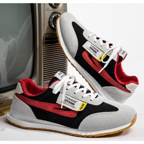 Spring Summer Outdoor Men Sneakers Breathable Light Shoes Casual Lac-Up Mens Vulcanized Trainers Sports Flats Zapatillas Hombre