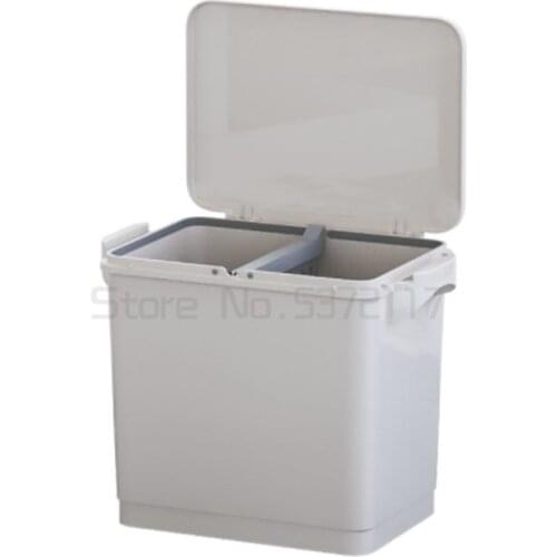 Trash Can Kitchen Compost Bin Recycle Composter Home Garden Bathroom Trash Can Cubo Basura Reciclaje Recycling Bin BA60LJ