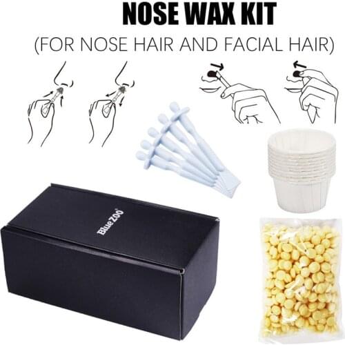 Nose Hair Wax Kit Effective and Safe Nose Hair Removal Women For Men and Set