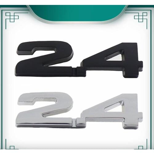 3D 2.4 for Civic Spirior Accord CRV Odyssey Fender trunk Nameplate Decal Emblem Badge Sticker