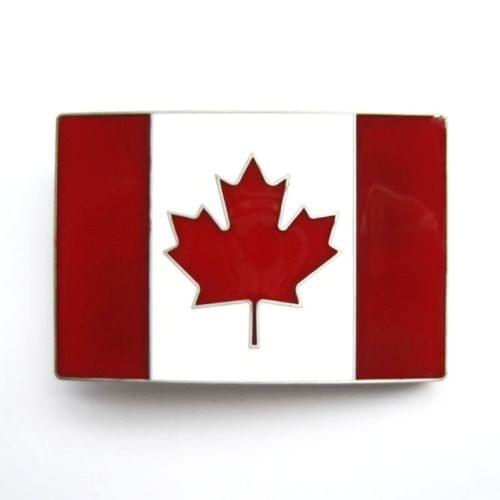 Low price Canadian Flag Belt Buckle big discount Metal Belt Buckle wholesale Canadian Flag Metal Fashion Belt Buckle