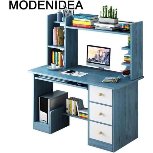 Escritorio De Oficina Schreibtisch Scrivania Ufficio Mesa Notebook Bedside Desk Tablo Computer Laptop Stand Table With Bookcase