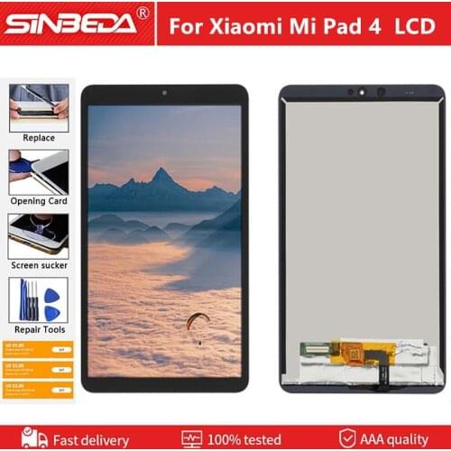Original For Xiaomi Mi Pad 4 LCD Panel Display Touch Screen Digitizer Full Set Repair Parts For Xiaomi MiPad 4 Lcds