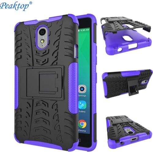 Peaktop For Lenovo Vibe P1m Case P1ma40 Protector Armor Hybrid ShockProof Silicone + PC Cover Cases For Lenovo P1m / P1 P1c72