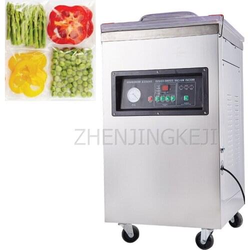 220V/110V Commercial Vacuum Seal Machine Single Room Plastic Package Food Liquid Dry Goods Packing True Empty Working Equipment