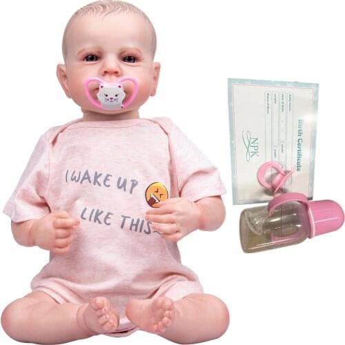 Lifelike Delicate Soft Touch DIY Moveable Jointed Children Baby Doll Toy Long Wig Realistic Fashion Gift 3D Eyes Small Make-up