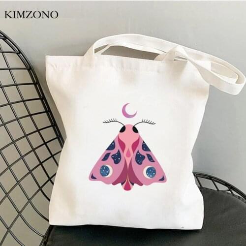 Butterfly shopping bag handbag bolso canvas grocery shopper shopping bag foldable cloth bolsa compra reusable sac tissu