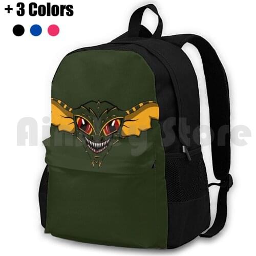 Gremlin Outdoor Hiking Backpack Waterproof Camping Travel 80S Retro Gremlins Gremlin Movies 80S Movies Green Throwback 80S