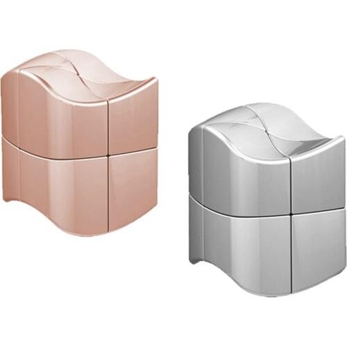 YJ Yongjun Yuanfang 2x2 Magic Cube Rose Golden Sliver Professional 2X2X2 Speed Cube Shape Twist Educational Toys Game