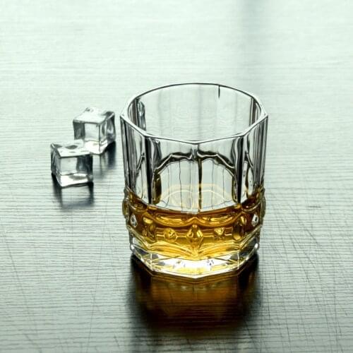 2 Pcs/lot luxury fashion home lead-free whiskey glass high quality party club wine glass cup for whiskey 0901-66