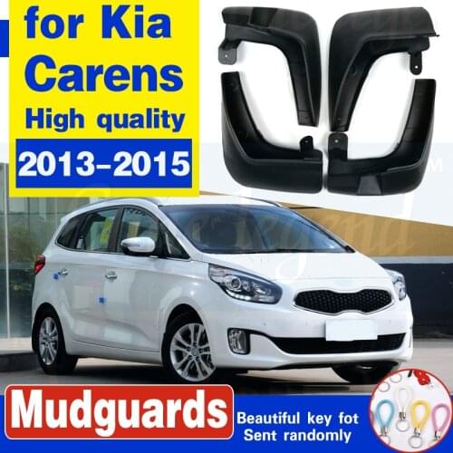 4pcs High Quality ABS Mudguard Splash Guards Fender Mud Flaps For Kia Carens 2013-2015