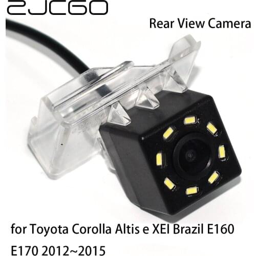 ZJCGO CCD HD Car Rear View Reverse Back Up Parking Night Vision Camera For Toyota Corolla Altis e XEI Brazil E160 E170 2012~2015