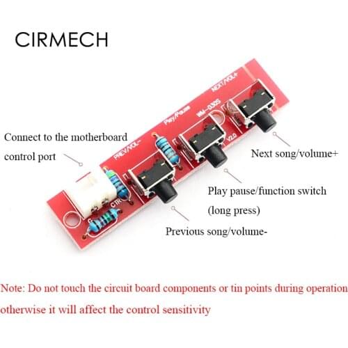 CIRMECH Hifi Audio Mp3 Player USB U Disk t-Flash Micro SD Card Decoder Control Player Connection Control Board
