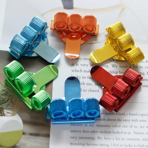 Pen Holder 3 Pens Nurse gift for Doctor Hospital Pen Clip Pen Holder for Notebook Diary NEW Color Orange Stationery Dropshipping