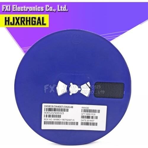 3000pcs SMD diode 0805 SOD-123 1N5819 1N4007 1N4148 SOD123 SOD-323 1206 1N4148WS 1N5819WS B5819WS SOD323