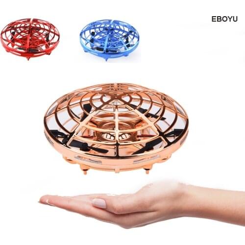 EBOYU Gesture Control Drone Infrared Sensing Control Drone Altitude Hold Mode Mini RC Drone Quadcopter RTF