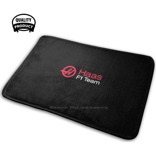 Haas Team Logo 3D Soft Non-Slip Mat Rug Carpet Cushion Haas Haas Gene Haas Guenther Steiner Kevin Magnussen Romain Grosjean Hass