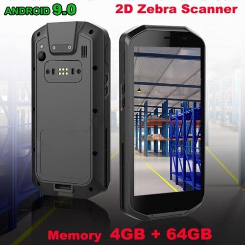 Q51 PDA Android 9.0 4G+64G Rugged 1D 2D Handheld Barcode Scanner Data Collector WiFi 4G GPS PDA Barcodes Reader POS Terminal