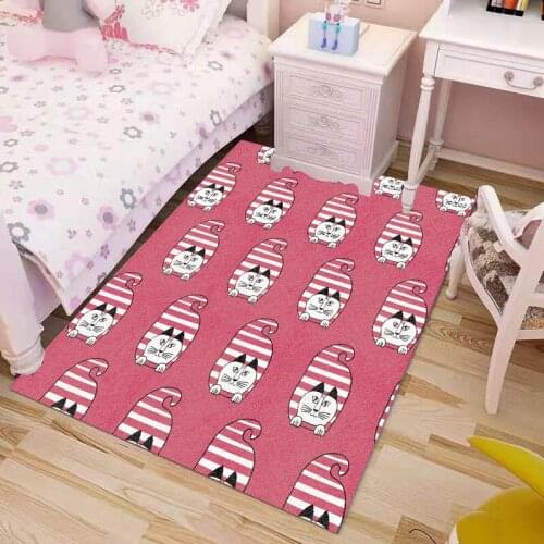 Cartoon Cat Anti-Skid Floor play Mats 3D Carpet Non-slip Rug Dining Living Room Soft Kids Bedroom Mat Carpet 03