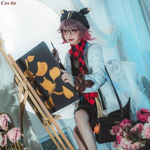 New Hot Game Arknights Deepcolor Cosplay Costume Fashion Uniform Dress Halloween Party Role Play Clothing Custom-Make Any Size