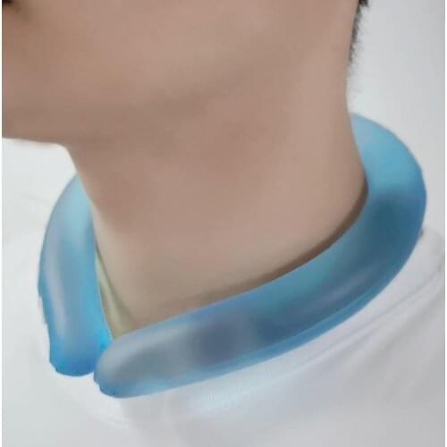 Neck Cooling Tube Summer Cooling Neck Ring Lightweight Ice Pillow Ice Cushion Tube For Outdoor Cycling Running Camping Dropship