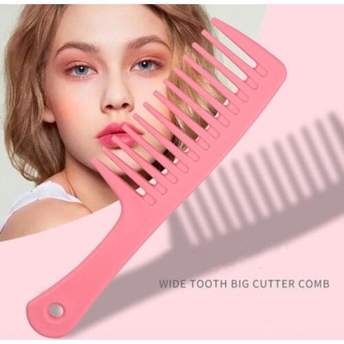 Grove Hairdressing Comb Heat Resistant Woman Wet Detangle Curly Hair Brushes Pro Salon Styling Tools Multi-color Optional