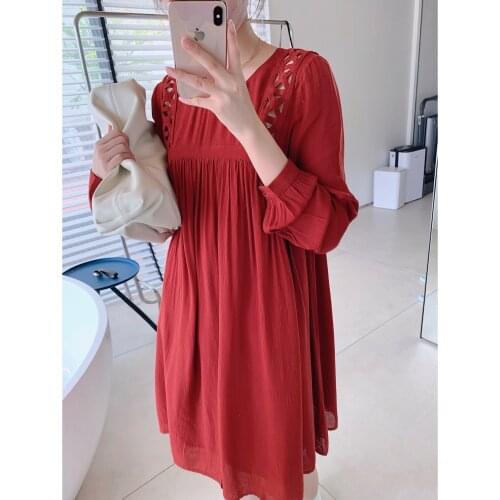 Hand-woven Embroidered Rayon Dress