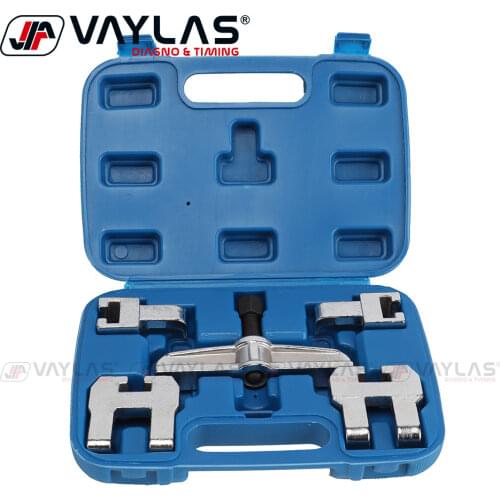 VAYLAS Camshaft Drive Belt Pulley Puller Kit Camshaft Belt Pulley Removal Tools Set with Blow Case for Volkswagen Audi V6 V8