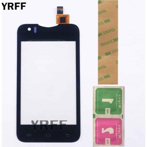 Phone Touch Screen Panel For Explay A350TV A360TV Star TV A350 Capacitive Touch Screen Front Glass Sensor Touchpad 3M Glue Wipes