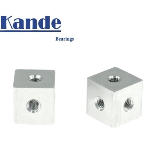 Six Sided Fixed Cube Connector for Acrylic Joining Cube Joning Angle for Industrial Style Aluminum Profile DIY Speaker