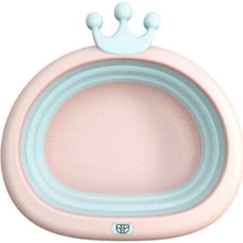 Newborn Baby Foldable Bath Tub Baby Shower Tubs Bath Body Washing Portable Folding Kids Eco-Friendly Baby Washing Face Basin