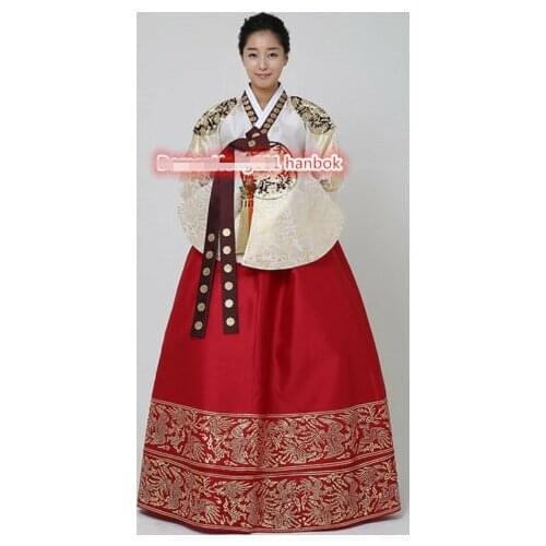 Hanbok Dress Traditional Korean Ceremony Costume DANGUI Korean Royal Costume Asian Clothes