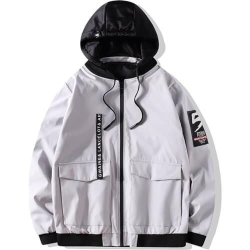 Mens Windbreaker Jackets Waterproof Military Hooded Water Proof Wind Breaker Casual Coat Male Clothing New Autumn Jackets Men