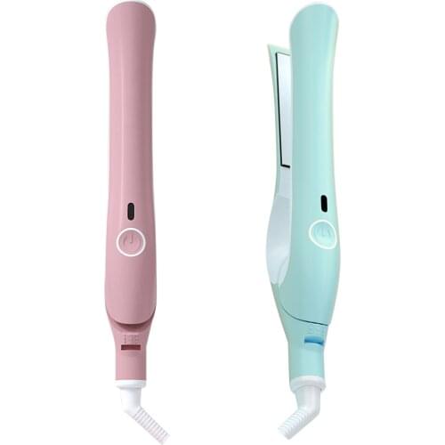 2 in 1 Flat Hair Straightener Curling Iron Styling Tool Hair Curler Crimper Ceramic Tourmaline Ionic Flat Iron For Women Hair