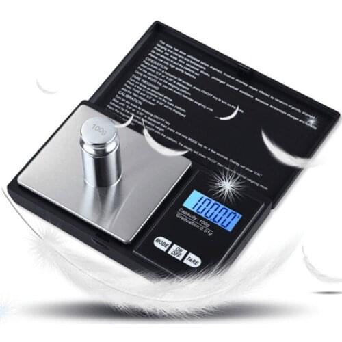 High Accuracy LED Backlight Digital Pocket Scale Mini Electronic Jewelry Weighing Balance Scale