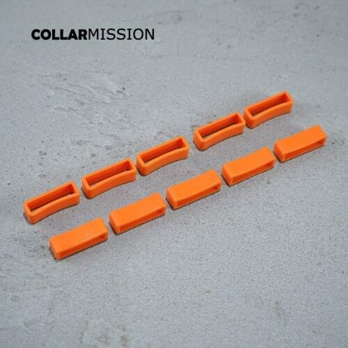 High quality lightweight non-slip retainer plastic square ring clothing cat and dog collar accessories 25mm orange SK25SJ12