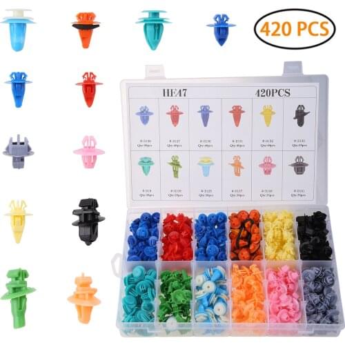 Car Body Retainer Clips Tailgate Handle Rod Clip Fastener Remover Auto Push Pin Rivets-Door Trim Panel Clamp for-Toyota