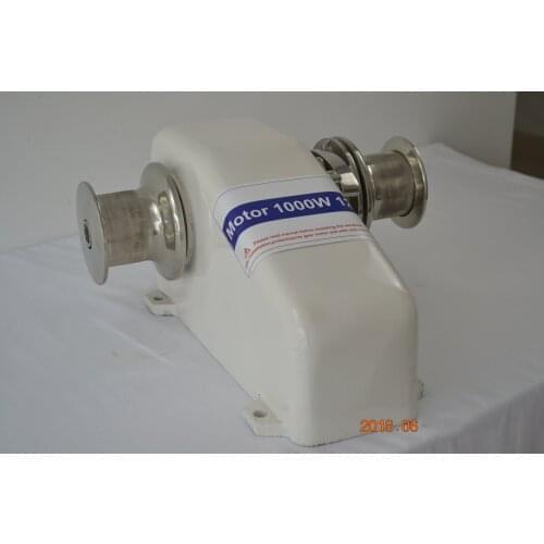 12V 24V 1600W Horizontal Anchor Winch Windlass With Twin Capstan For Boat 59ft to 66ft A1612