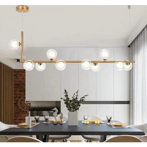 Nordic restaurant chandelier light luxury magic bean front desk new modern minimalist bar counter dining lamp