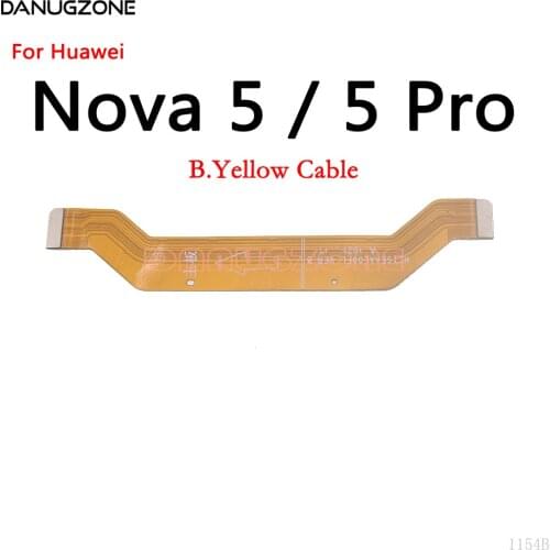 50PCS/Lot For Huawei Nova 5i 5 Pro LCD Display Main Board Connect Cable Motherboard Flex Cable