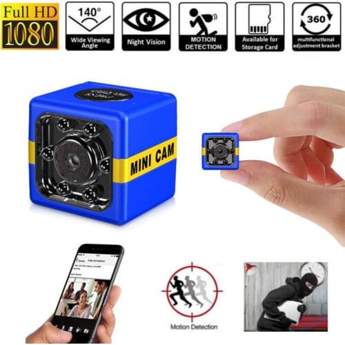 1080P Mini Camera DVR Night Vision Camcorder Home Security Built-in microphone DV Video Recorder Sport Motion Small Camera
