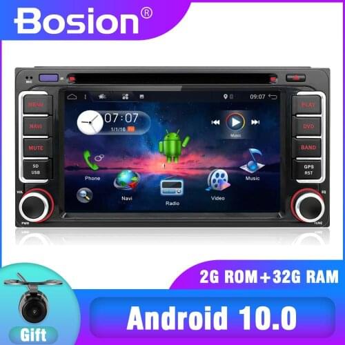 Car multimedia player Quad Core 2 Din Android 10 Car DVD for Toyota Rav4 Audio Video Stereo GPS Navigation Radio RDS 3G Wifi BT